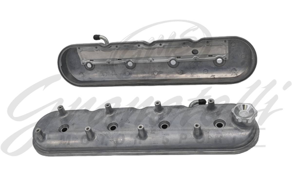 Granatelli Motor Sports LS Valve Cover Cast Finish, 4.8, 5.3, 5.7, 6.0, 6.2, 7.0L, Pair