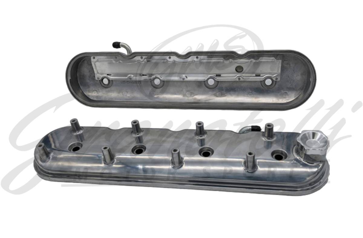 Granatelli Motor Sports LS Valve Cover Polished Finish, 4.8, 5.3, 5.7, 6.0, 6.2, 7.0L, Pair - 640366