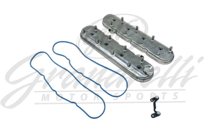 Granatelli Motor Sports LS Valve Cover Polished Finish, 4.8, 5.3, 5.7, 6.0, 6.2, 7.0L, Pair - 640366