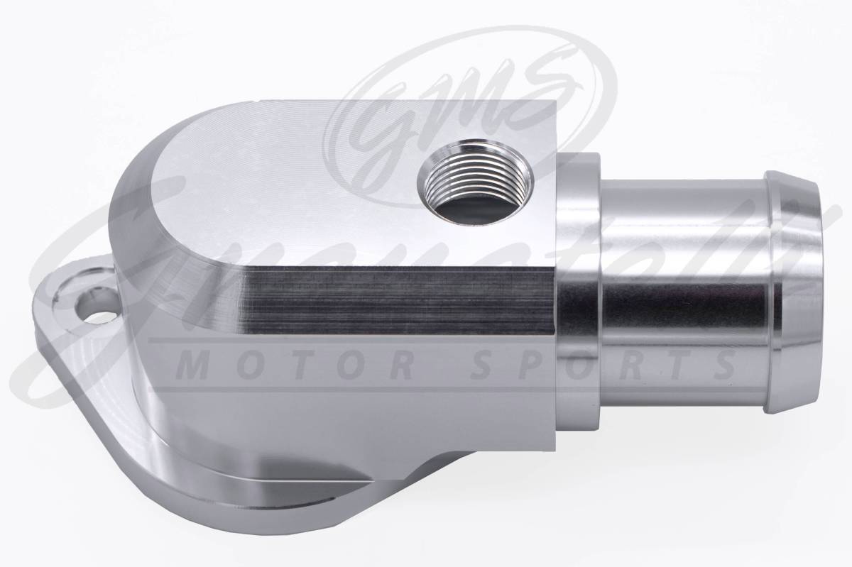 Granatelli Motor Sports  Black Billet Thermostat Housing with Thermostat 430160