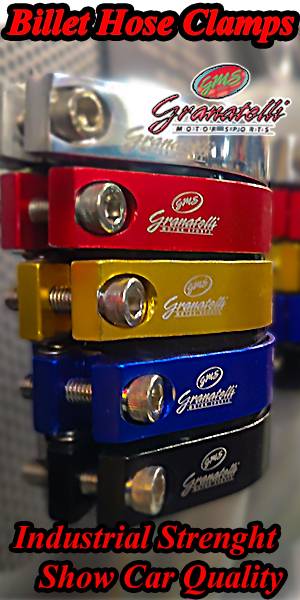 Granatelli Motor Sports Billet Hose Clamp – 109.6mm–111.6mm Adjustable Range- 971400