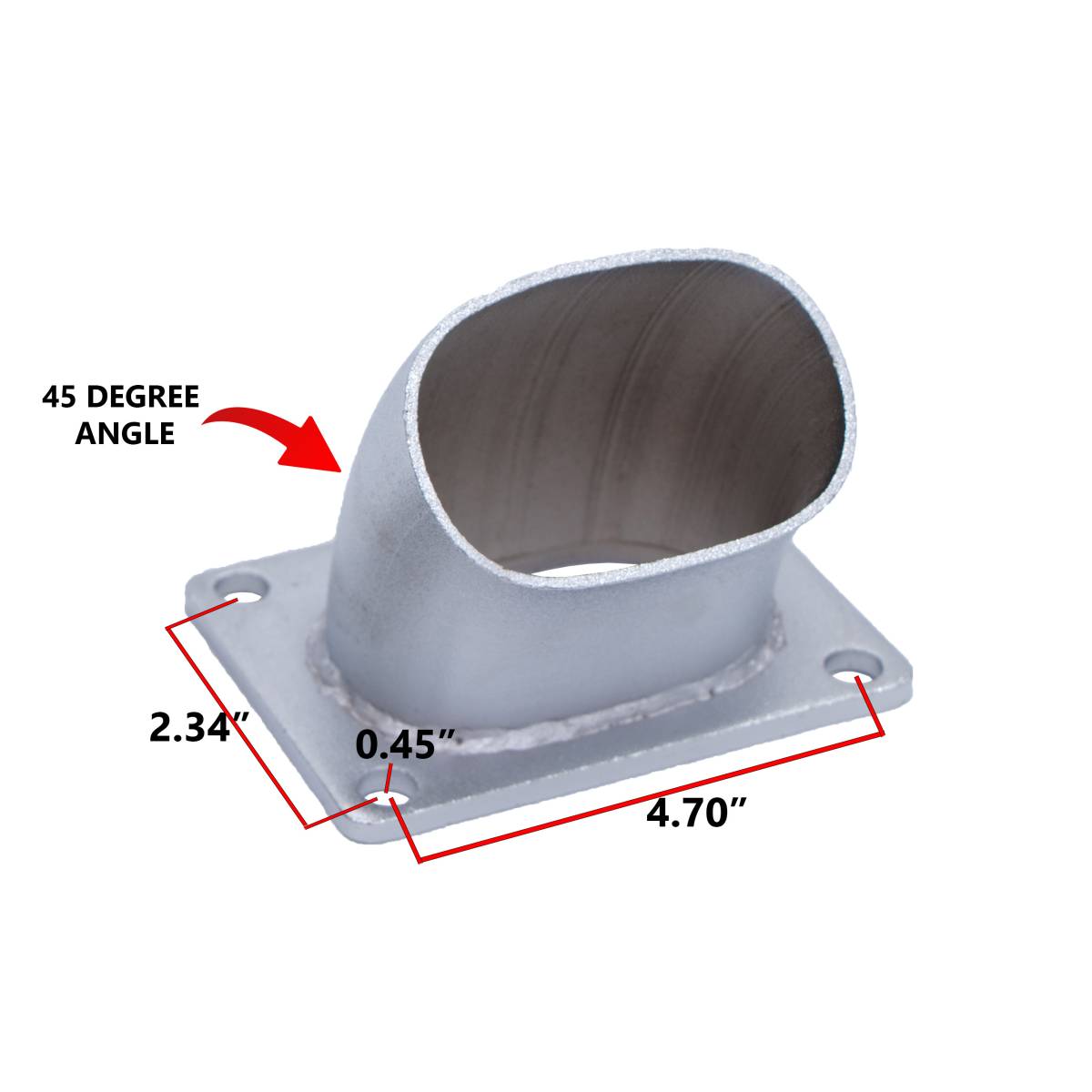 Granatelli Single 3" Electronic Exhaust Oval Cutout Kit – Stainless Weld-In (313530)