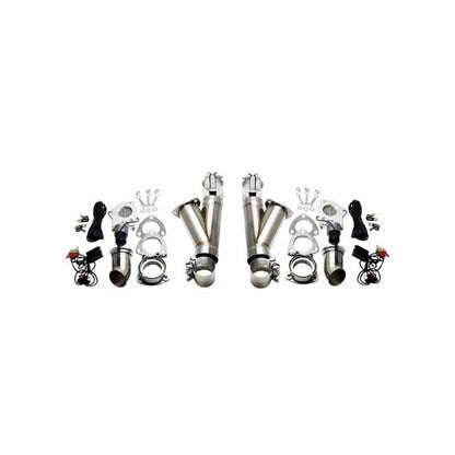 Granatelli Dual Electronic Exhaust Cutout Kit 302525K - SS Slip-Fit : 2.50" inches