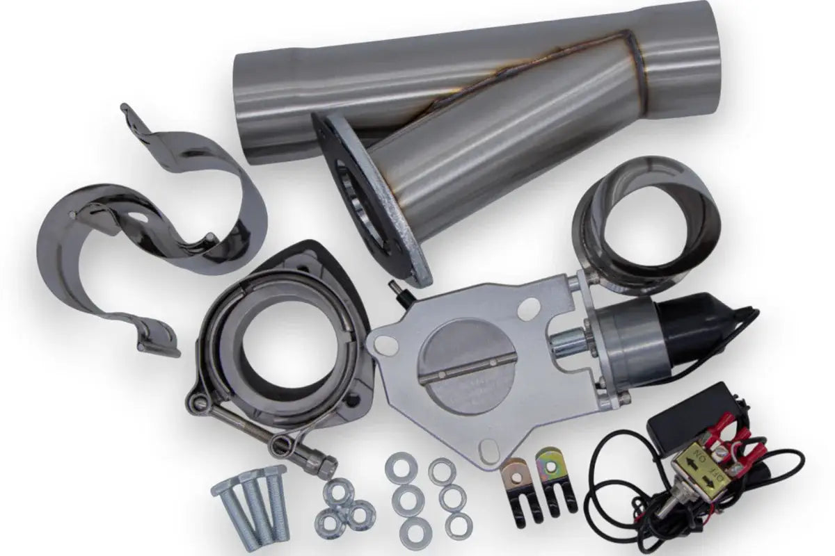 Granatelli Motor Sports Electronic Exhaust Cutout Kit – Stainless Steel Slip-Fit