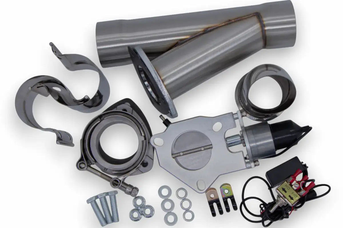 Granatelli Motor Sports Electronic Exhaust Cutout Kit – Stainless Steel Slip-Fit