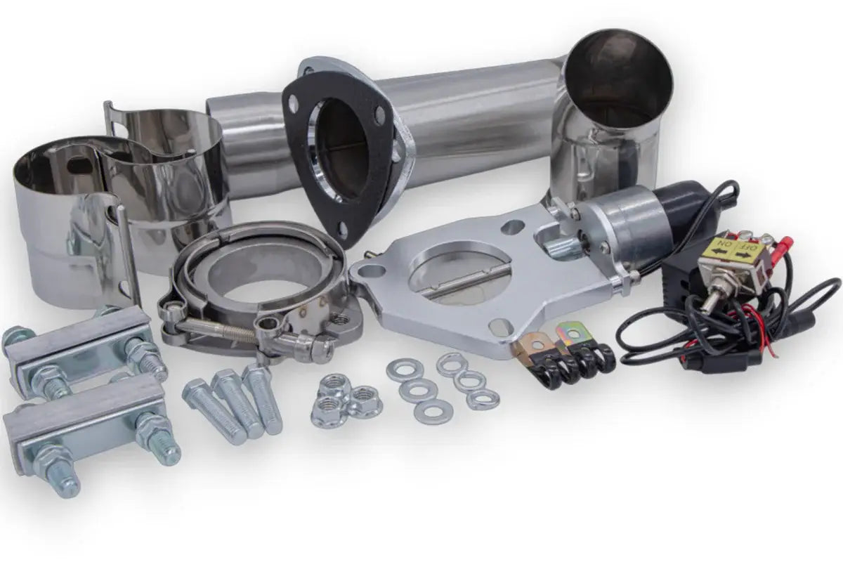 2.25" SS Slip-Fit Electronic Exhaust Cutout Kit