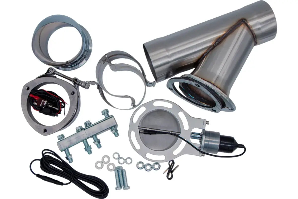 Granatelli Electronic Exhaust Cutout Kit 302535D - SS Slip-Fit