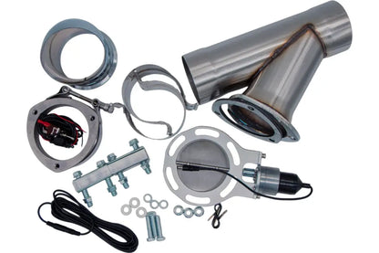 Granatelli Electronic Exhaust Cutout Kit 302535D - SS Slip-Fit