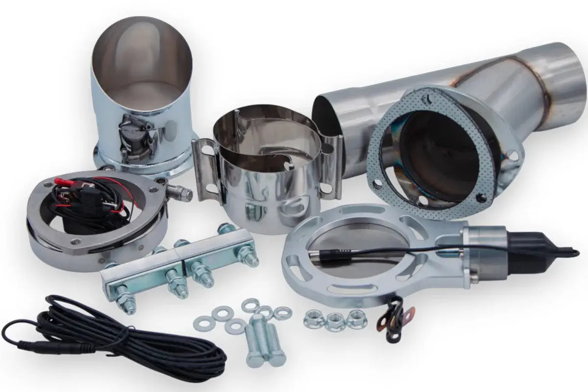 Granatelli Electronic Exhaust Cutout Kit 302535D - SS Slip-Fit