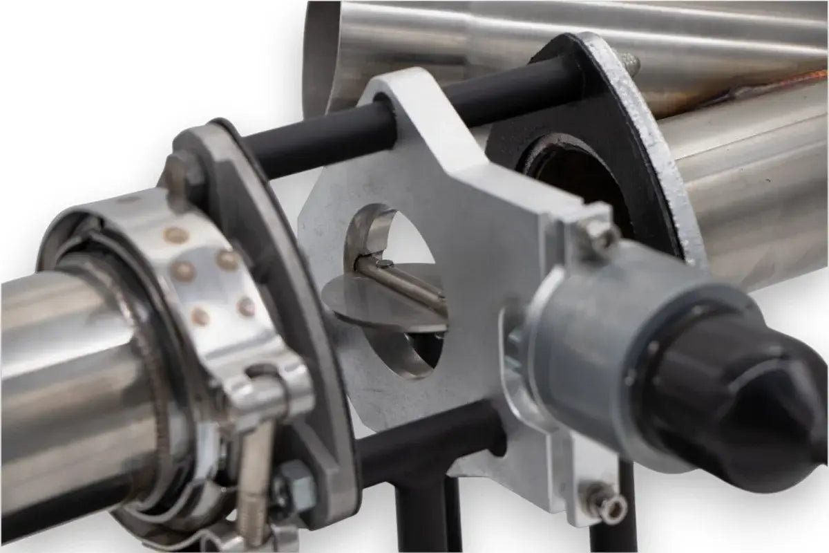 Granatelli Motor Sports Dual Electronic Exhaust Cutout Kit 307522D - Stainless Steel Weld-In - 2.25"