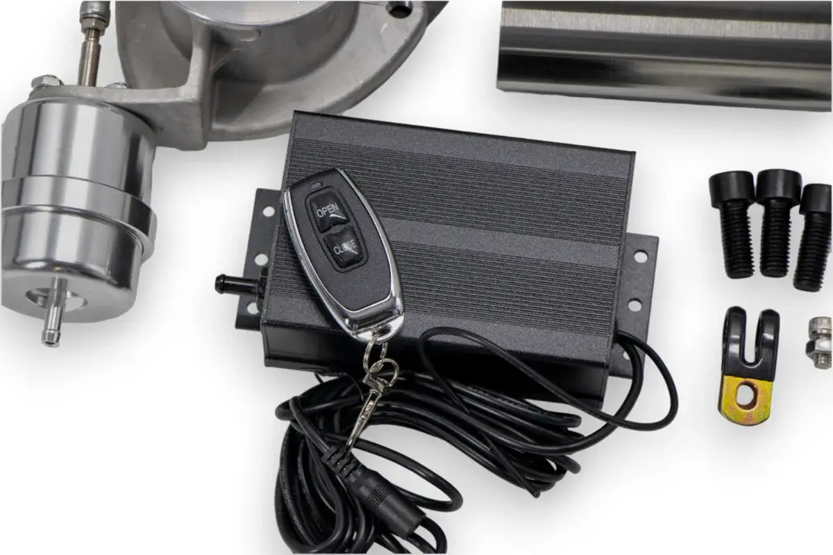 Granatelli Motor Sports Vacuum/ Pressure Controlled Electronic Exhaust Cutout Systems - Stainless Steel Weld-In 309625K