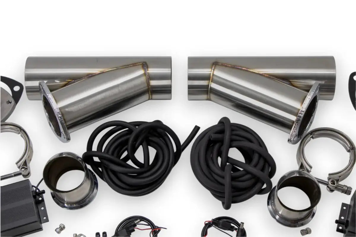 Granatelli Motor Sports Vacuum/ Pressure Controlled Electronic Exhaust Cutout Systems - Stainless Steel Weld-In 309625K