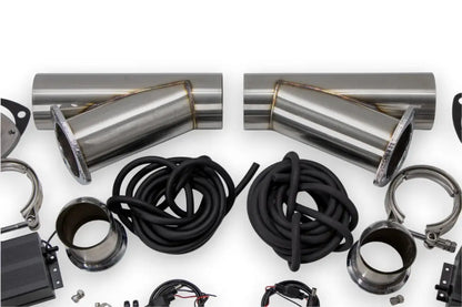 Granatelli Motor Sports Vacuum/ Pressure Controlled Electronic Exhaust Cutout Systems - Stainless Steel Weld-In 309625K