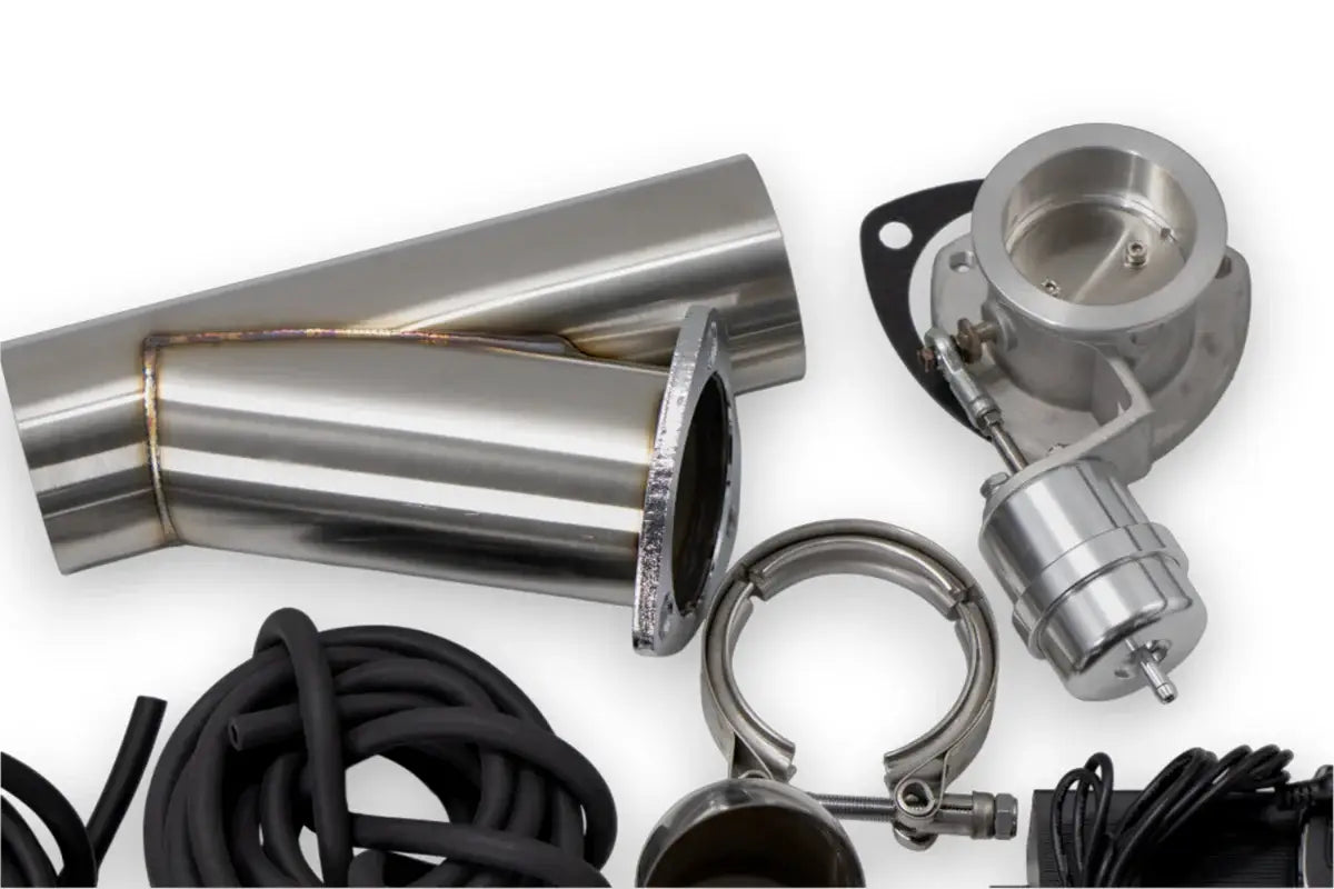 Granatelli Motor Sports Vacuum/ Pressure Controlled Electronic Exhaust Cutout Systems - Stainless Steel Weld-In 309625K