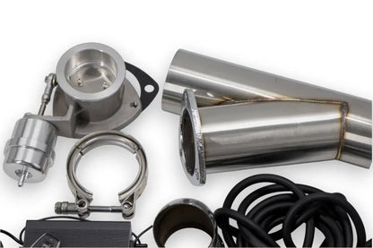 Granatelli Motor Sports Vacuum/ Pressure Controlled Electronic Exhaust Cutout Systems - Stainless Steel Weld-In 309625K