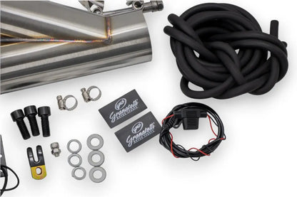 Granatelli Motor Sports Vacuum/ Pressure Controlled Electronic Exhaust Cutout Systems - Stainless Steel Weld-In 309625K