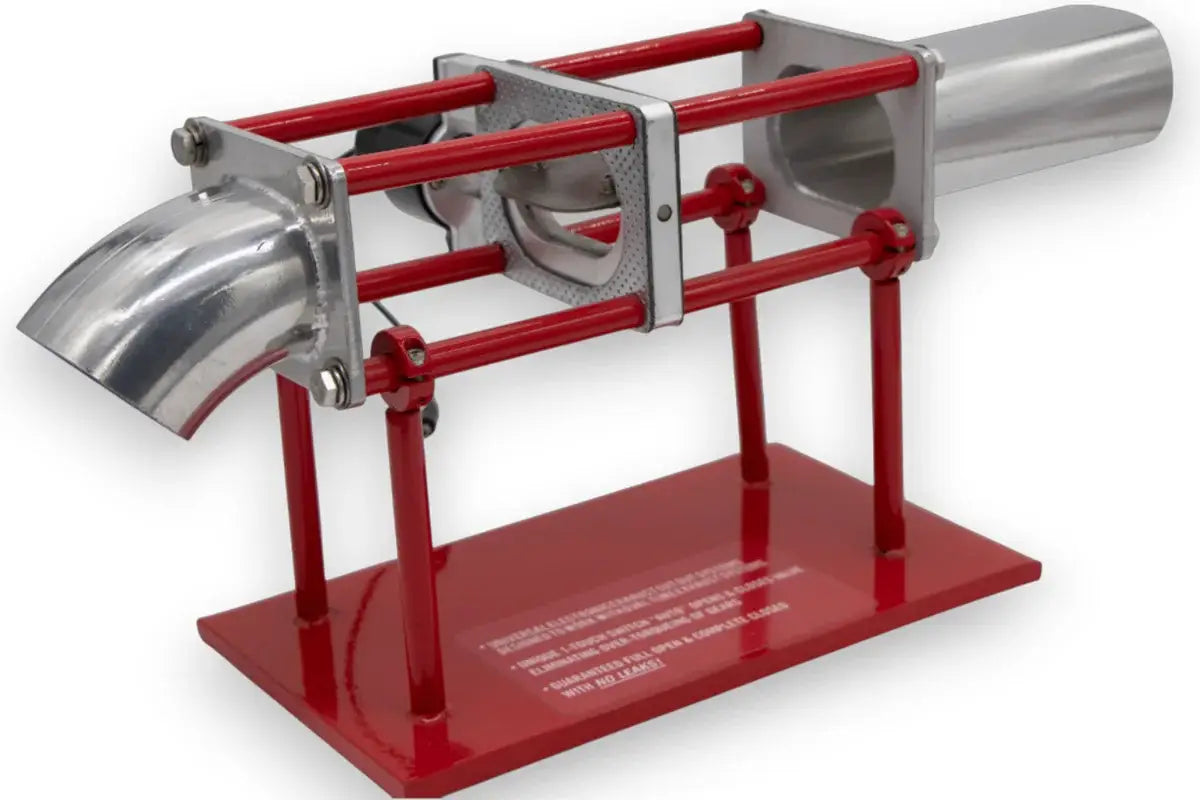 Granatelli Single 3" Electronic Exhaust Oval Cutout Kit – Stainless Weld-In (313530)