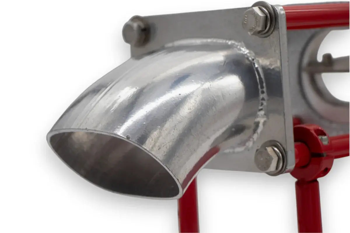 Granatelli Single 3" Electronic Exhaust Oval Cutout Kit – Stainless Weld-In (313530)