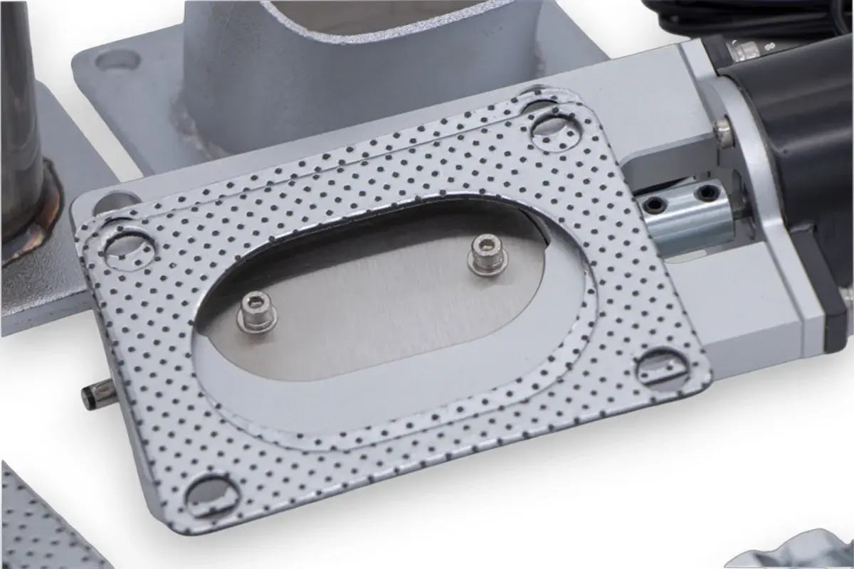 Granatelli Single 3" Electronic Exhaust Oval Cutout Kit – Stainless Weld-In (313530)
