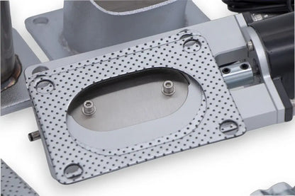 Granatelli Single 3" Electronic Exhaust Oval Cutout Kit – Stainless Weld-In (313530)