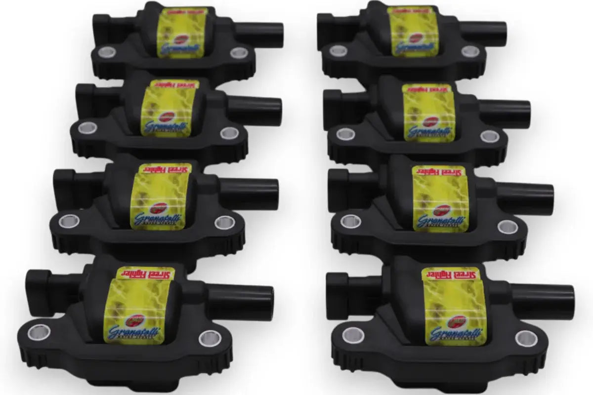 2005–2017 GM LS Granatelli 60K Street Fighter Black Coil Packs – 28-0512-CP