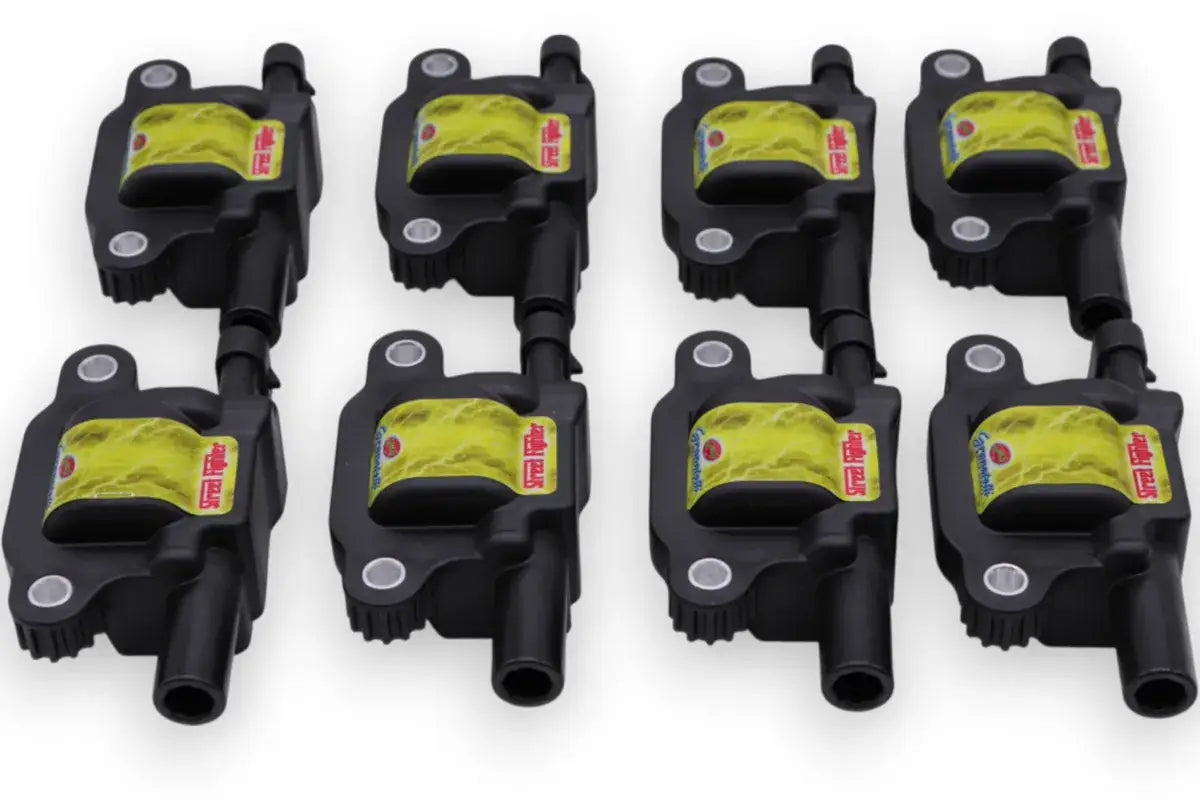 2005–2017 GM LS Granatelli 60K Street Fighter Black Coil Packs – 28-0512-CP