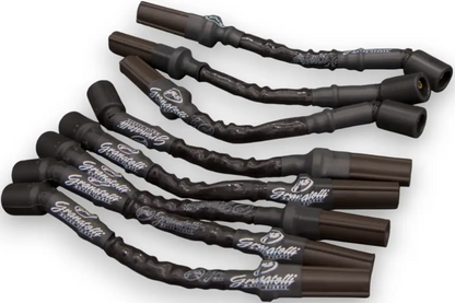 Granatelli GM LS & LT 0-Ohm 10" Black High-Temp Spark Plug Wires – 28-1545HTB