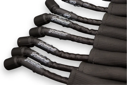 Granatelli GM LS & LT 0-Ohm 10" Black High-Temp Spark Plug Wires w/ Kevlar Boots – 28-1545HTBB
