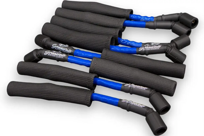 Granatelli GM LS & LT 0-Ohm 10" Blue High-Temp Spark Plug Wires w/ Kevlar Boots – 28-1545HTBLB