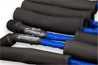 Granatelli GM LS & LT 0-Ohm 10" Blue High-Temp Spark Plug Wires w/ Kevlar Boots – 28-1545HTBLB