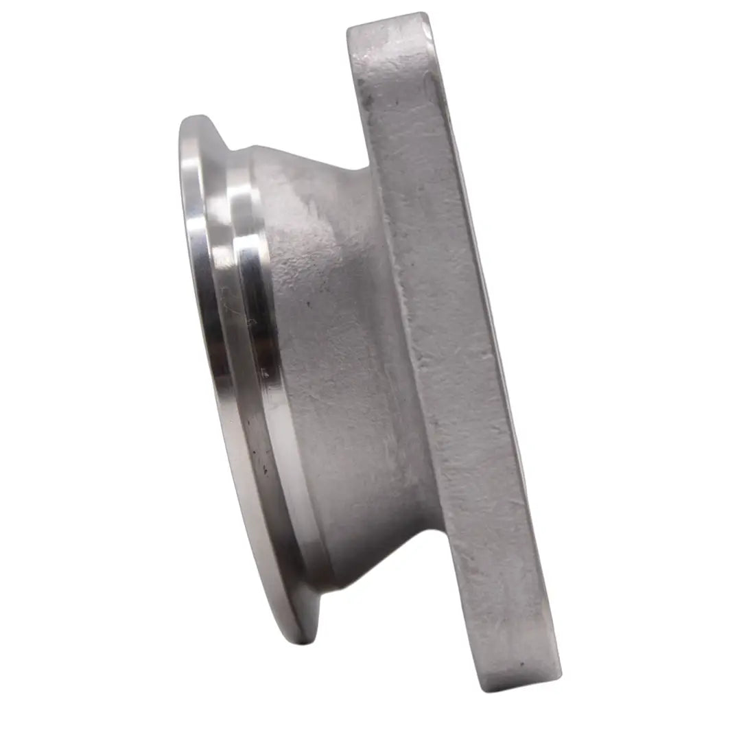 Granatelli Motor Sports Turbo Adapter, Cast. 2.5" V-Band to T4 Housing, Threaded