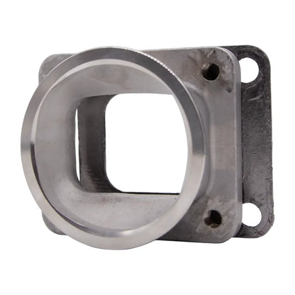 Granatelli Motor Sports Turbo Adapter, Cast. 3.0" V-Band to T4 Housing, Threaded