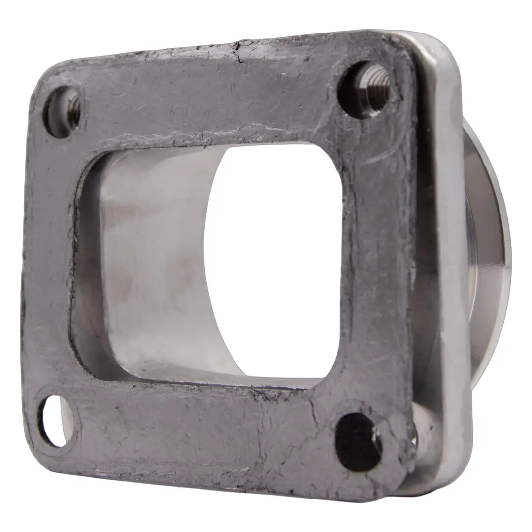 Granatelli Motor Sports Turbo Adapter, Cast. 3.0" V-Band to T4 Housing, Threaded