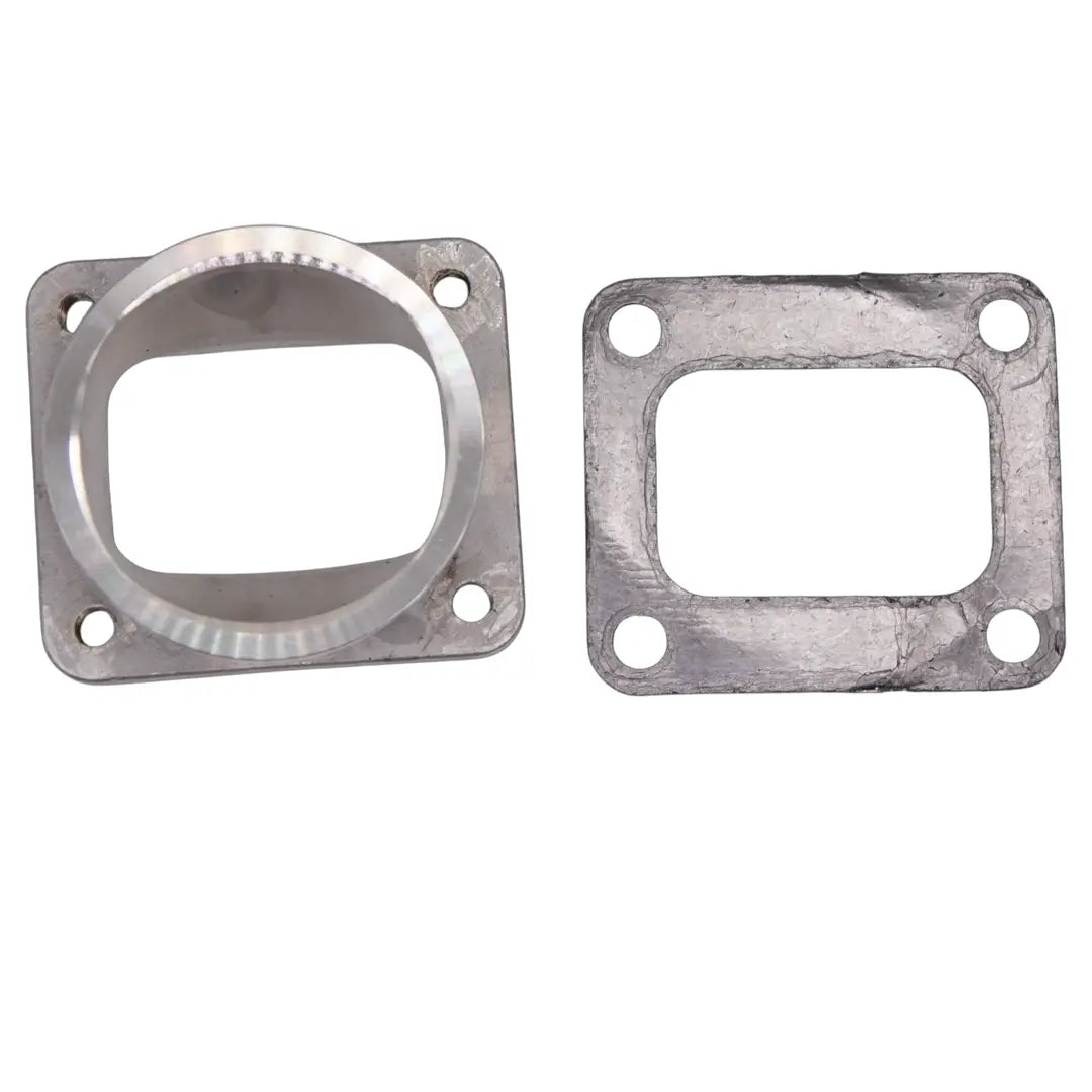 Granatelli Motor Sports Turbo Adapter, Cast. 3.0" V-Band to T4 Housing, Threaded