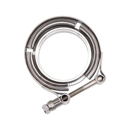 Granatelli Motor Sports Turbo Adapter, 90^ Cast Elbow. 3.0" V-Band to T3/T4 Housing, Threaded