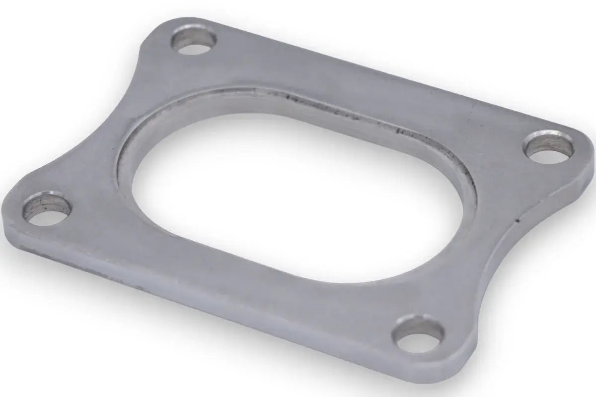 Granatelli Motor Sports Oval Exhaust Flange, 3 Inch, Stainless Steel