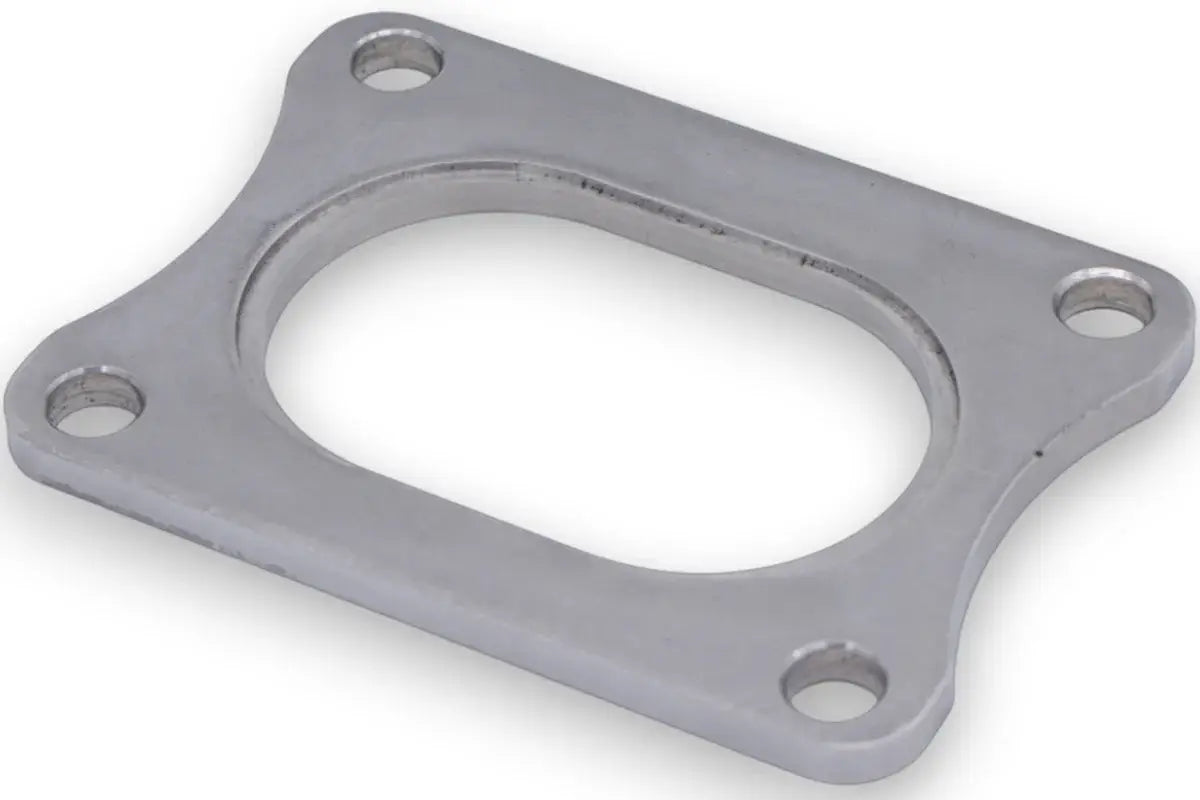 Granatelli Motor Sports Oval Exhaust Flange, 3 Inch, Stainless Steel