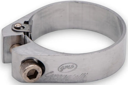 Granatelli Polished Billet Aluminum Hose Clamp 42mm–44mm (Approx. 1.65"–1.73") – 971150P