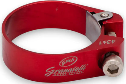 Granatelli Red Billet Aluminum Hose Clamp 42mm–44mm (Approx. 1.65"–1.73") – 971150R