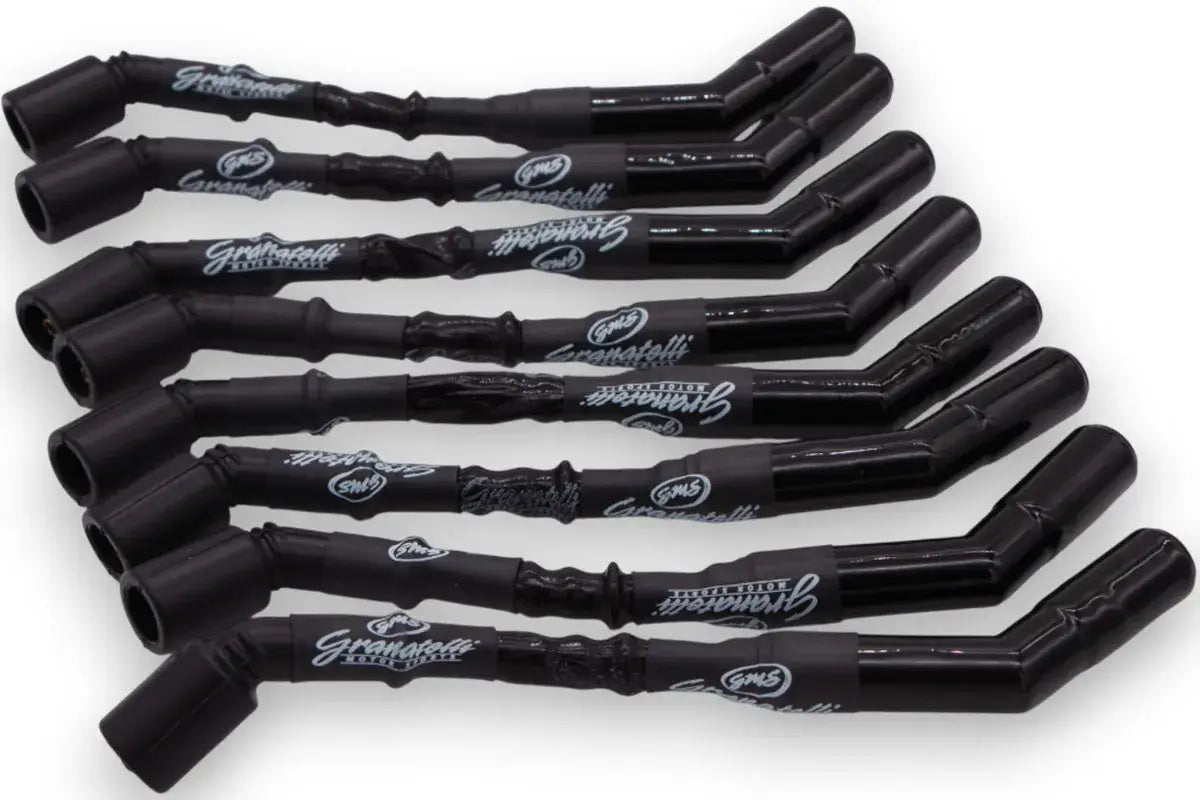10 inch Black "0 ohm" High Performance Spark Plug Wires With Ceramic Boots 28-1545-CBB