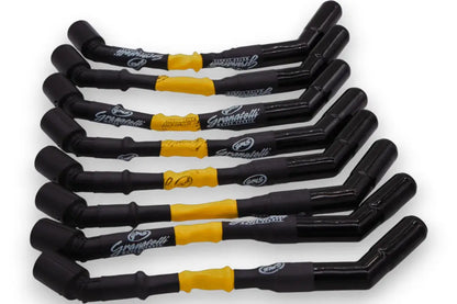 10 inch Yellow "0 ohm" High Performance Spark Plug Wires With  Ceramic Boots 28-1545-CBY