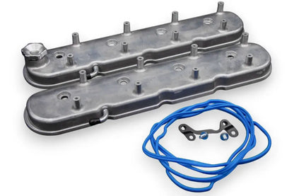Granatelli Motor Sports LS Valve Cover Cast Finish, 4.8, 5.3, 5.7, 6.0, 6.2, 7.0L, Pair