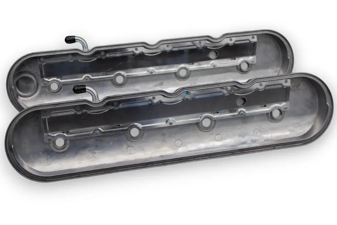 Granatelli Motor Sports LS Valve Cover Polished Finish, 4.8, 5.3, 5.7, 6.0, 6.2, 7.0L, Pair - 640366