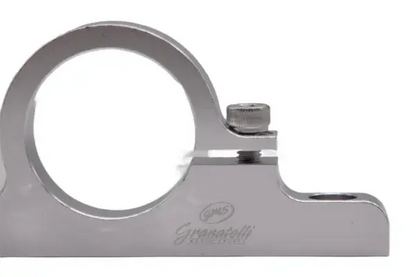 Granatelli Motor Sports 2.00" (50mm) Aluminum Fuel Filter Mounting Brackets Clear Anodize