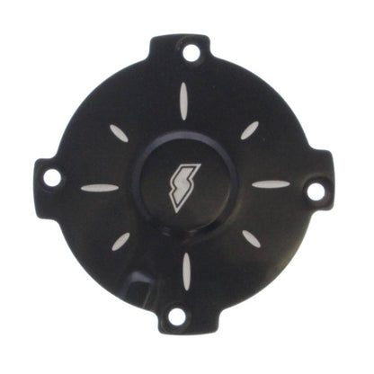 Granatelli Motor Sports Black Billet Fan Cover - SPAL, Flower