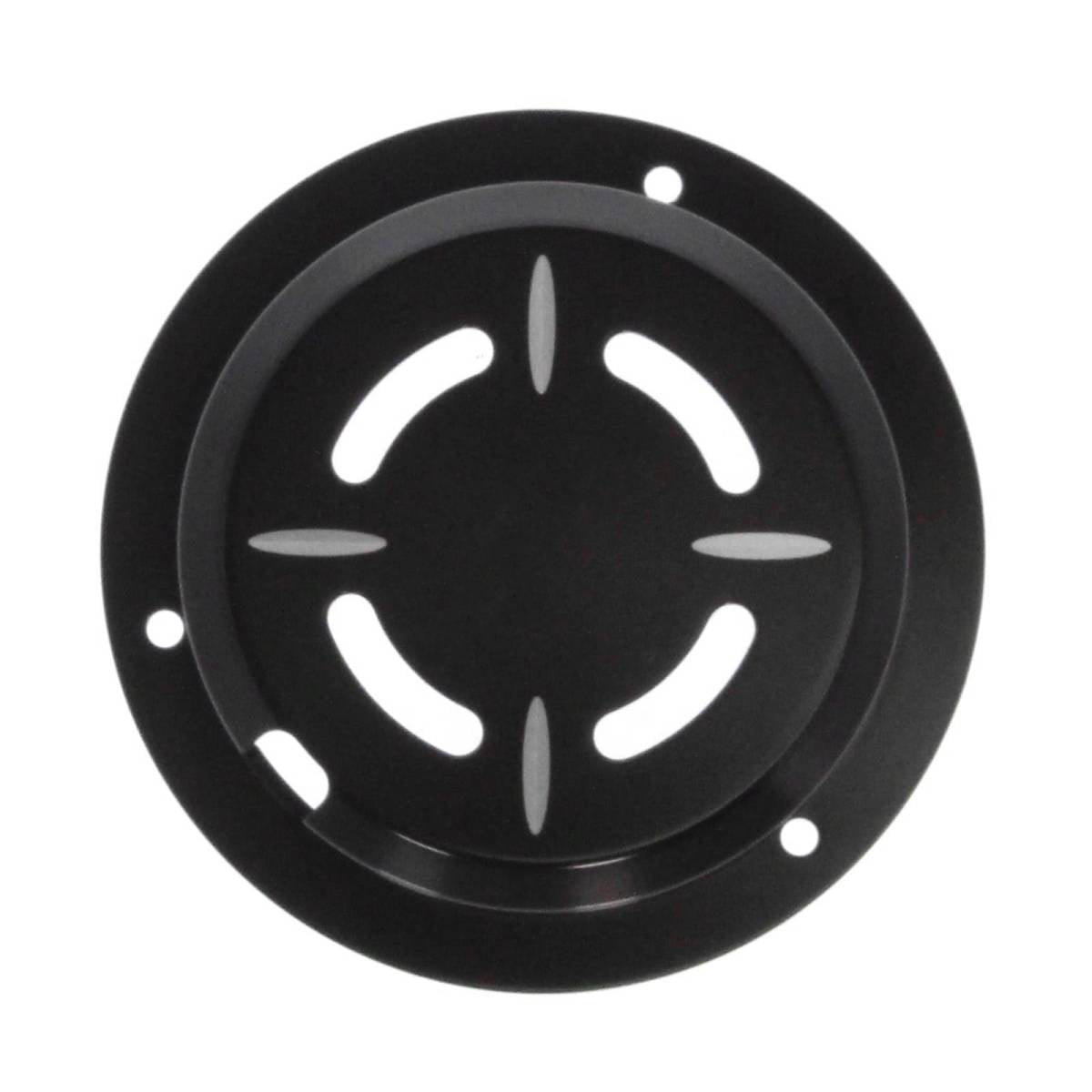 Granatelli Motor Sports Black Billet Fan Cover - Flex-a-Lite, Flower