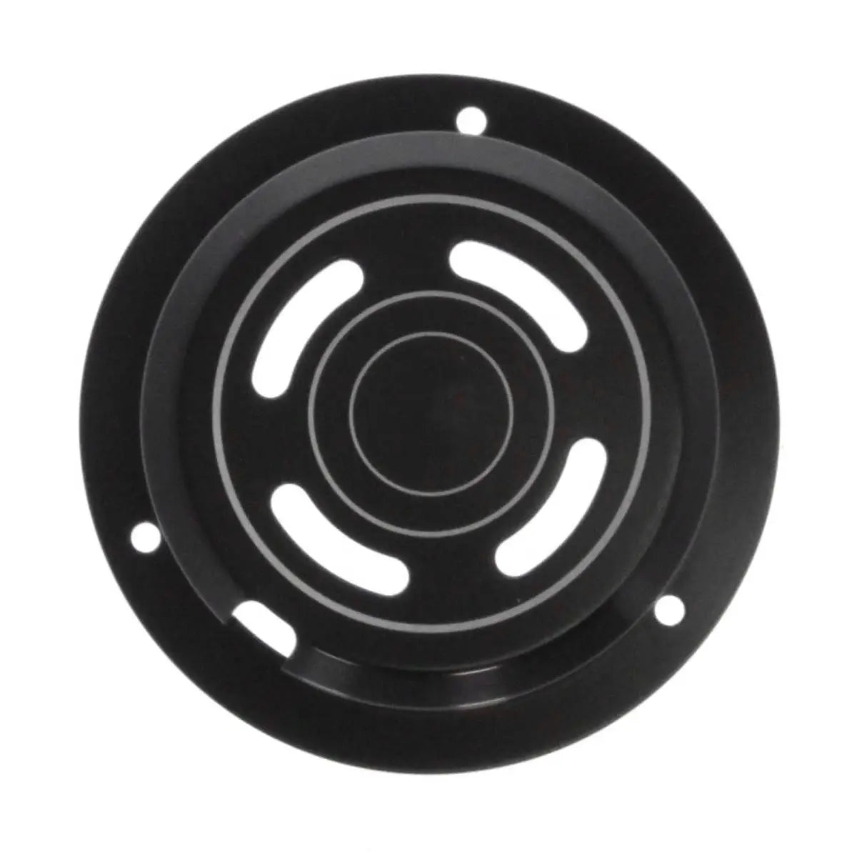 Granatelli Motor Sports Black Billet Fan Cover - Flex-a-Lite, 3 Ring