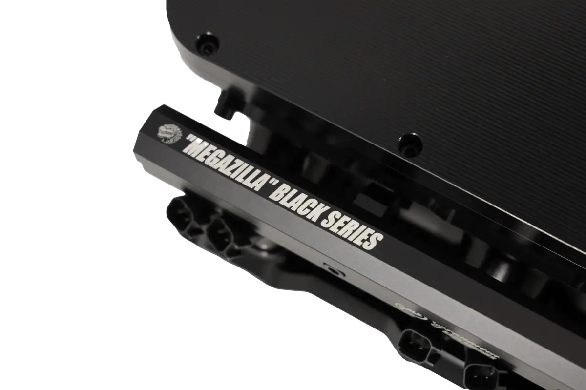 Granatelli MEGAZILLA Black Billet LS Intake Manifold – Twin 103mm Inlets – 980103