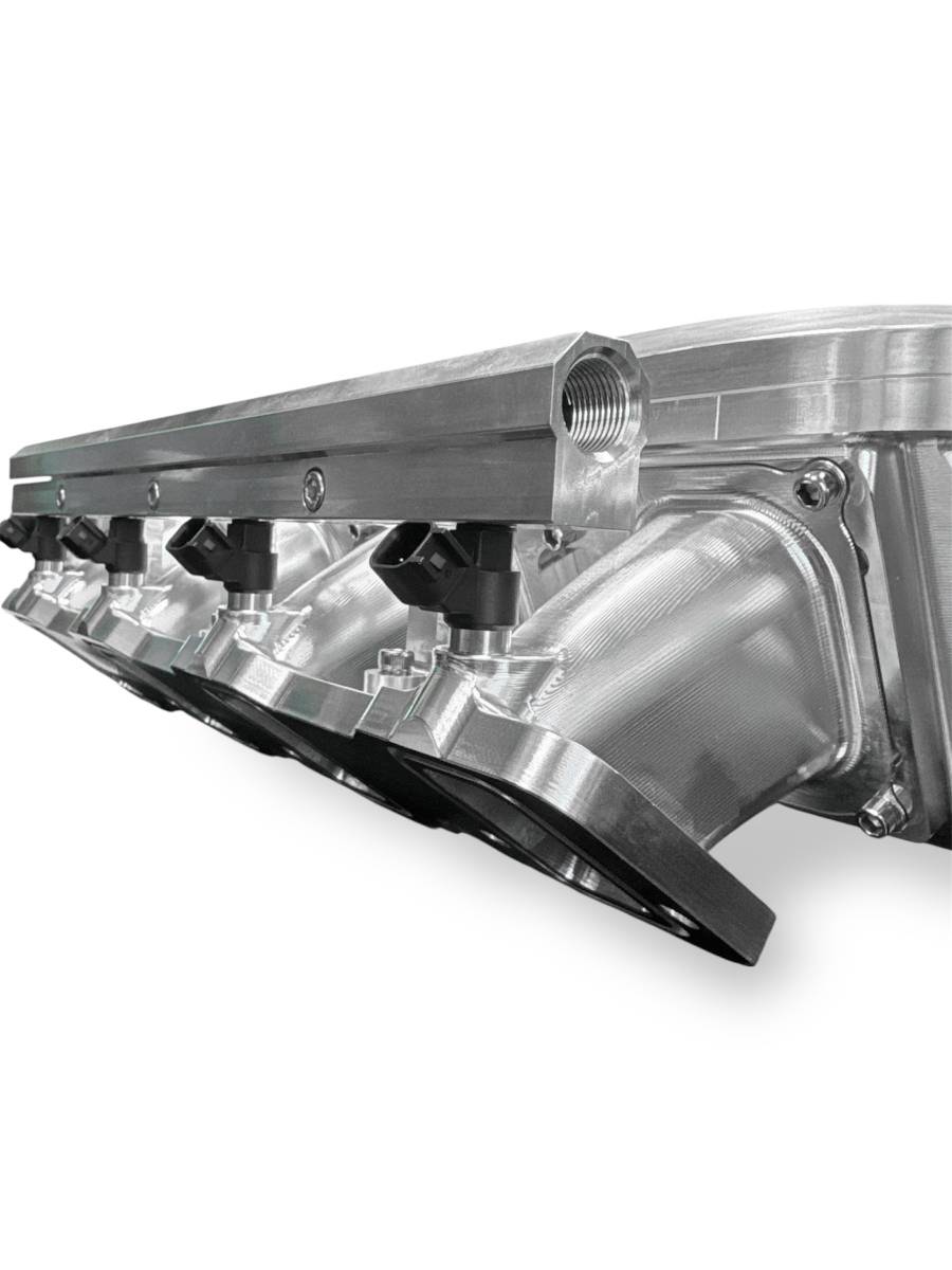 Granatelli Motor Sports ZILLA Silver Billet LS Manifold – 105MM Inlet -980105S