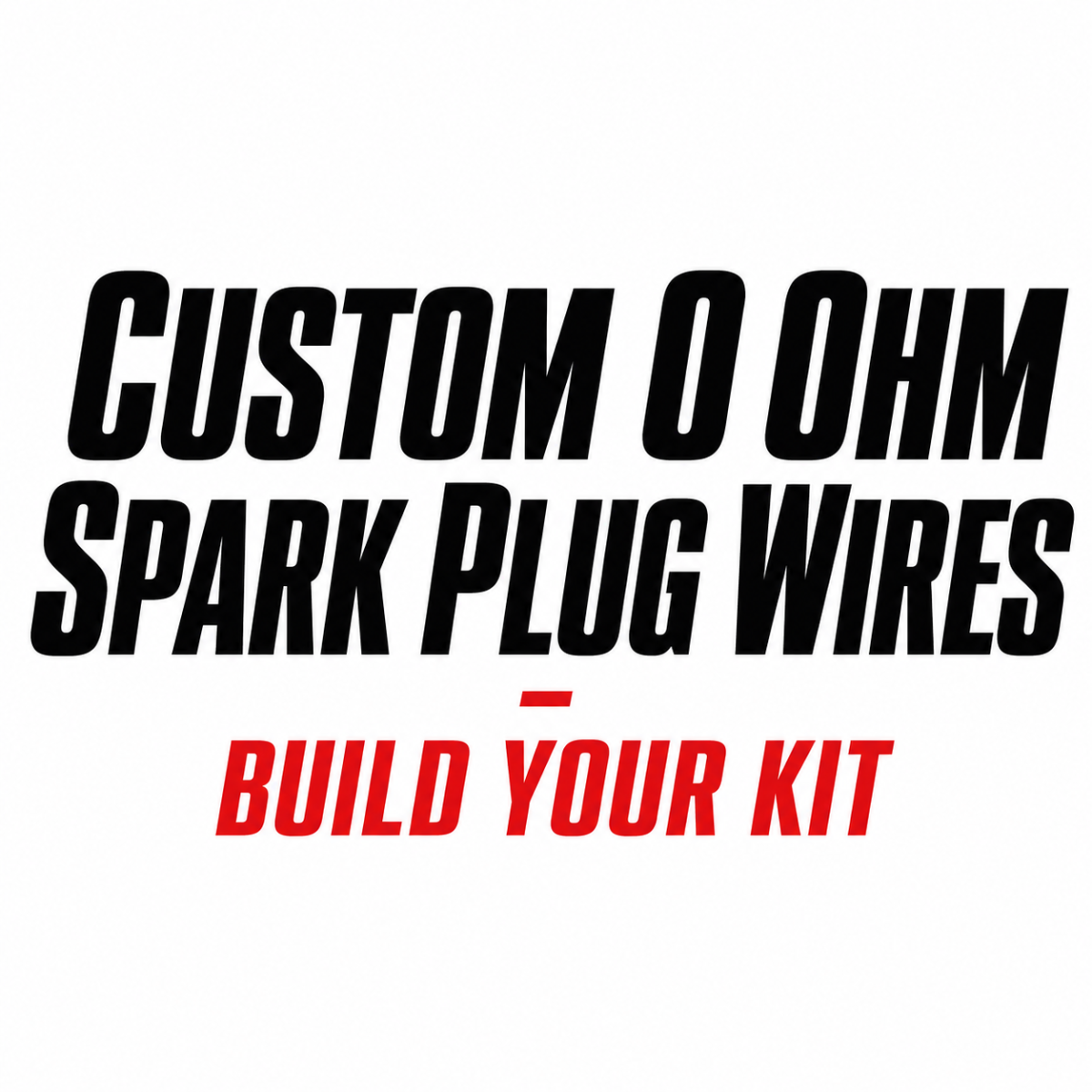 Granatelli Motor Sports Custom "0" ohm Spark Plug Wires- Set of 8